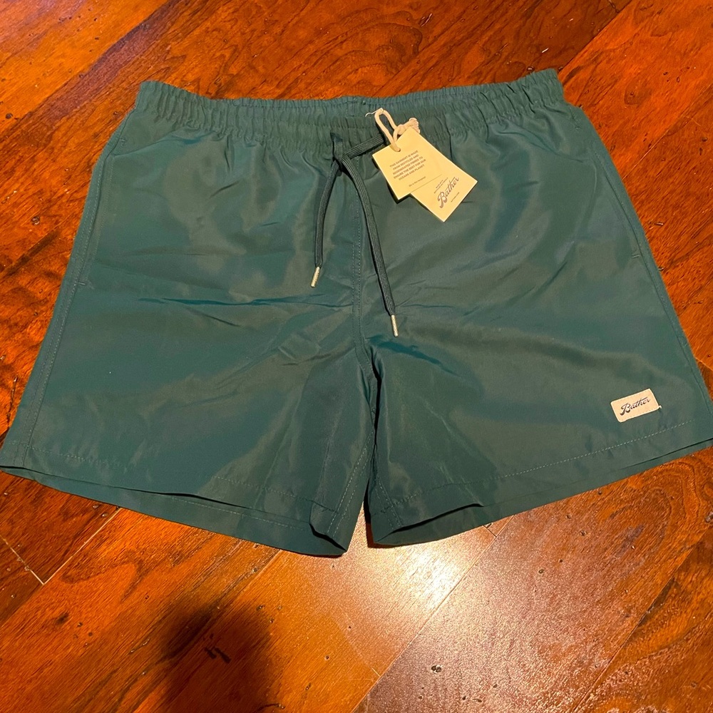 Bather solid pine swim trunk